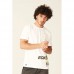 Camiseta Básica Masculina com Estampa Frente Total e Relevo Off White  - Ecko