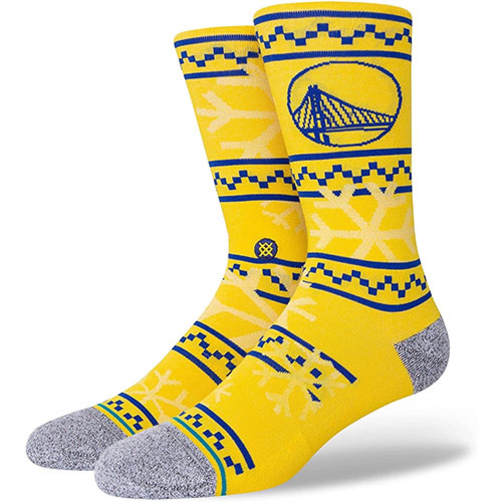 Meia NBA Golden State Frosted 2 Amarela - Stance