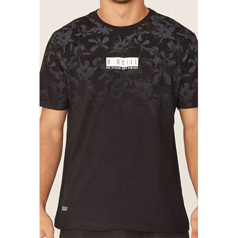 Camiseta Básica Masculina Estampada Carvão - O'Neill